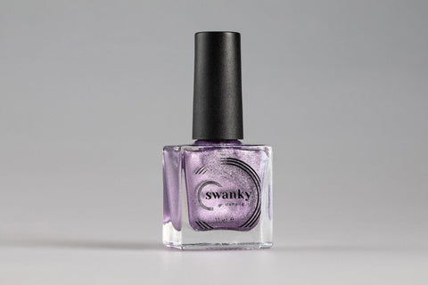 Лак для стемпинга фиалковый металлический № 01 от Swanky