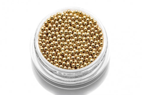Perle di Caviale Oro (Perline in Metallo) Gr. 1,5 mm