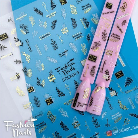 Sticker No. 9 (Self-adhesive stickers)