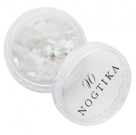 Glitter Flakes Holographic White G50