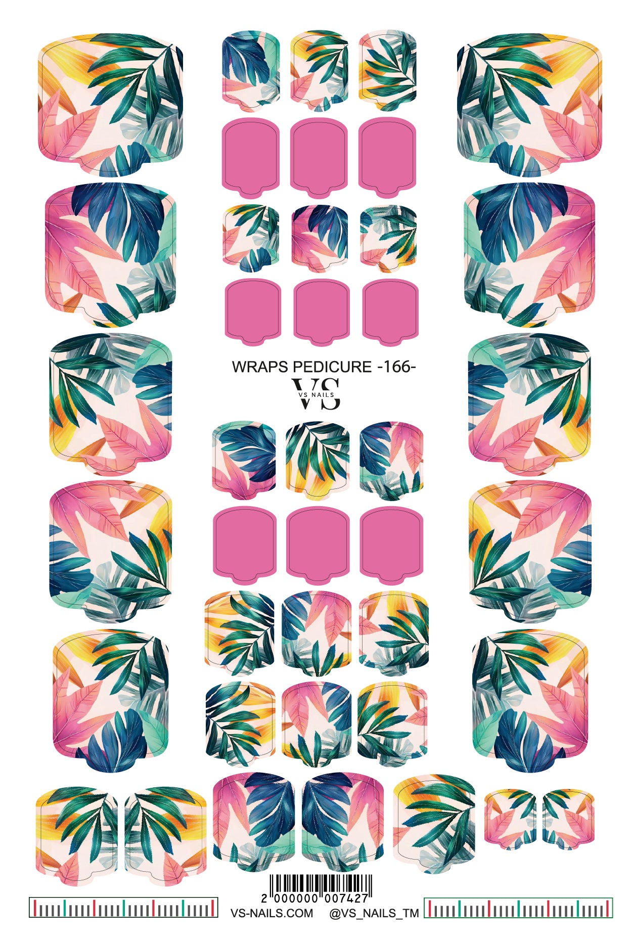 Wrap per Pedicure Maxi 159 di VS Nails