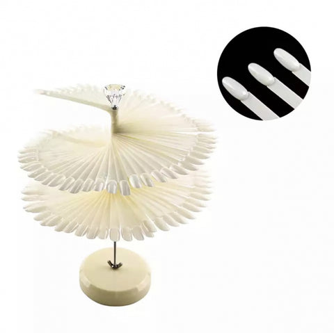 Display di presentazione (spirale girevole) naturale ovale 120 pz.