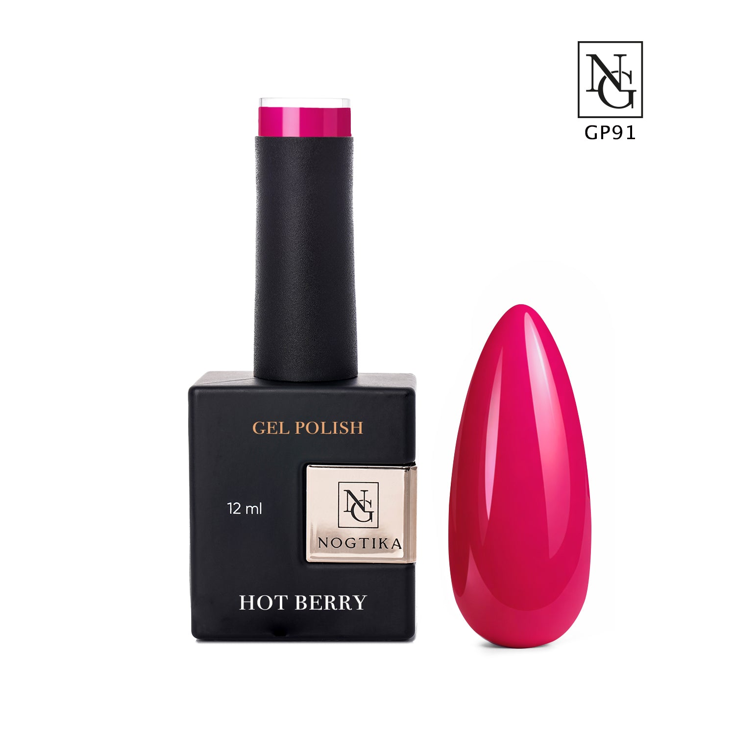 Gel Polish # 91 Hot Berry (12ml) TPO-free