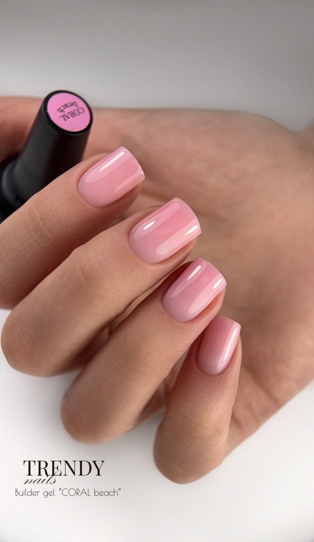Builder Gel in bottiglia o in barattolo Clear di Trendy Nails 15ml/30ml (autolivellante)