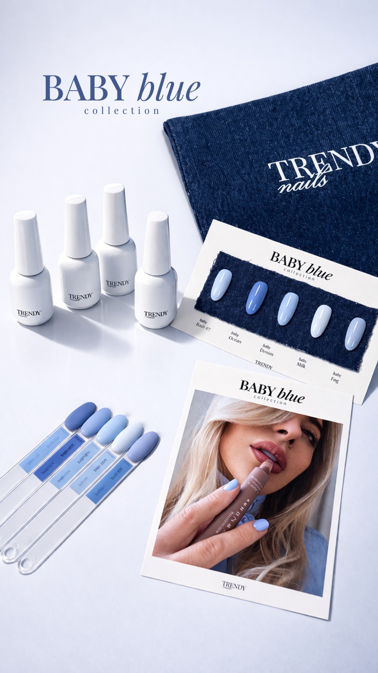 Коллекция гель-лаков Vintage Chic (5x8мл) от Trendy Nails