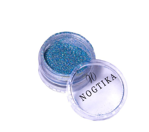 Glitter in polvere Blu-Argento 731