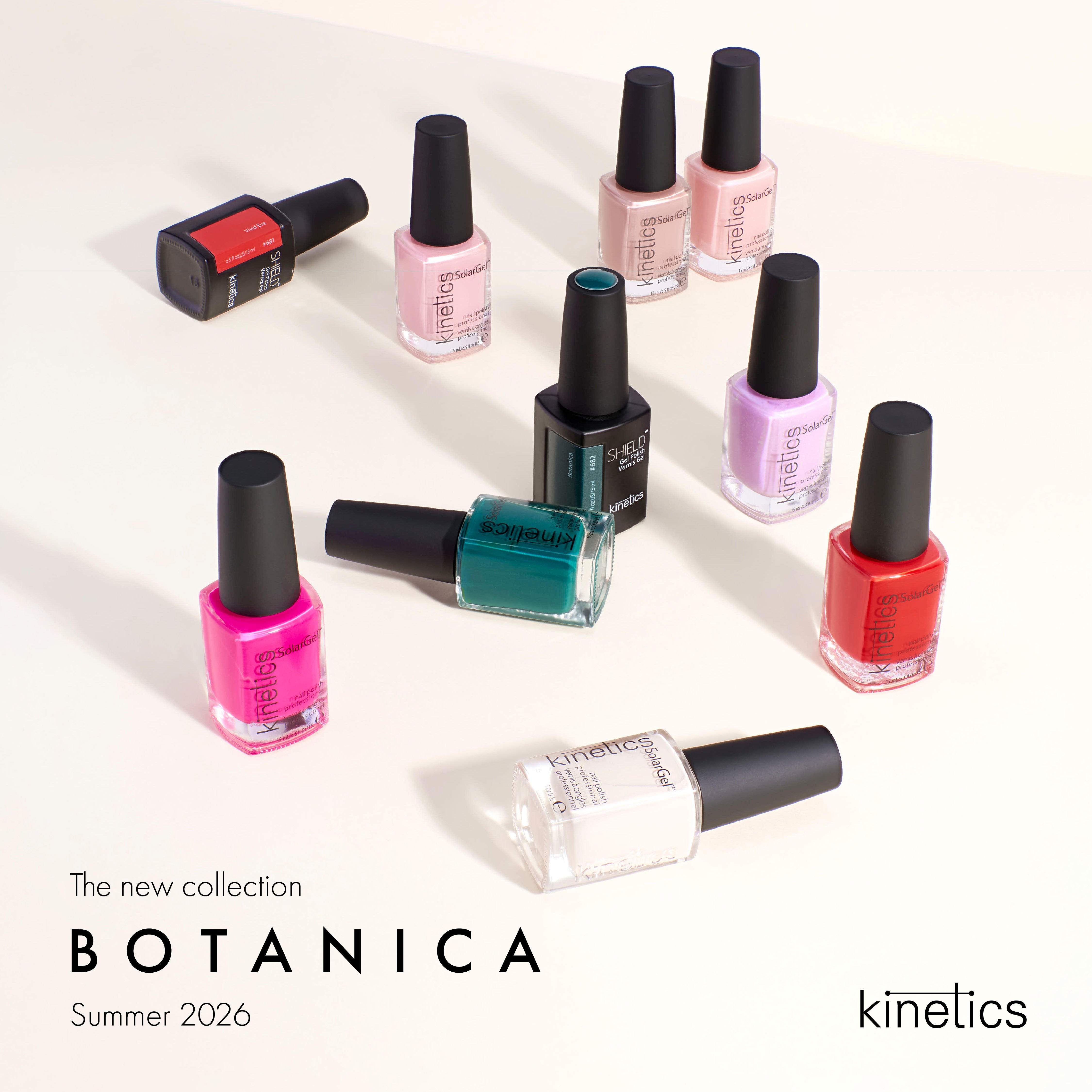 Kinetics SHIELD Kollektion Gellack Botanica Summer 2026