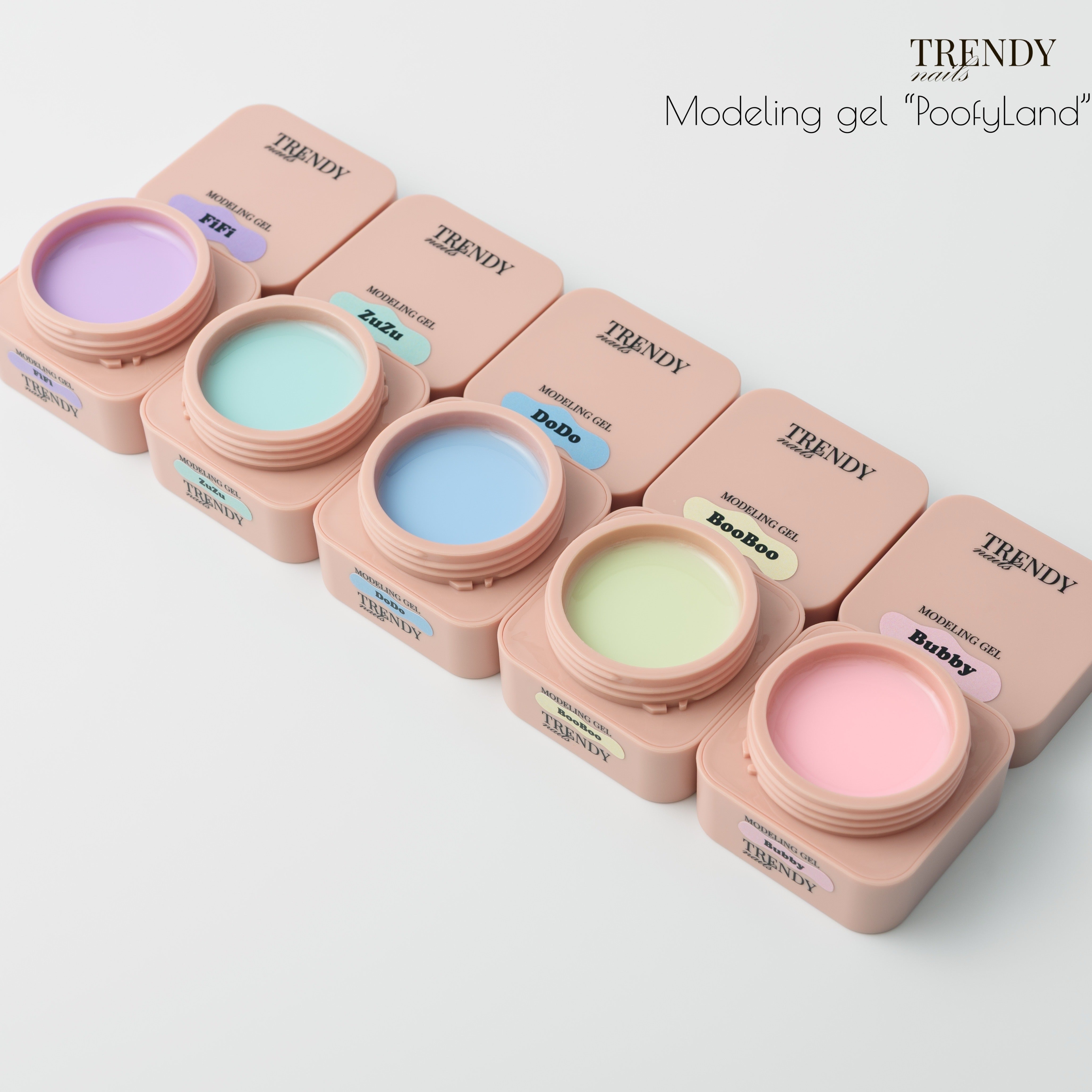 UV/LED modeling gel self-leveling Latte Macchiato by Trendy Nails (15ml/30ml/50ml)