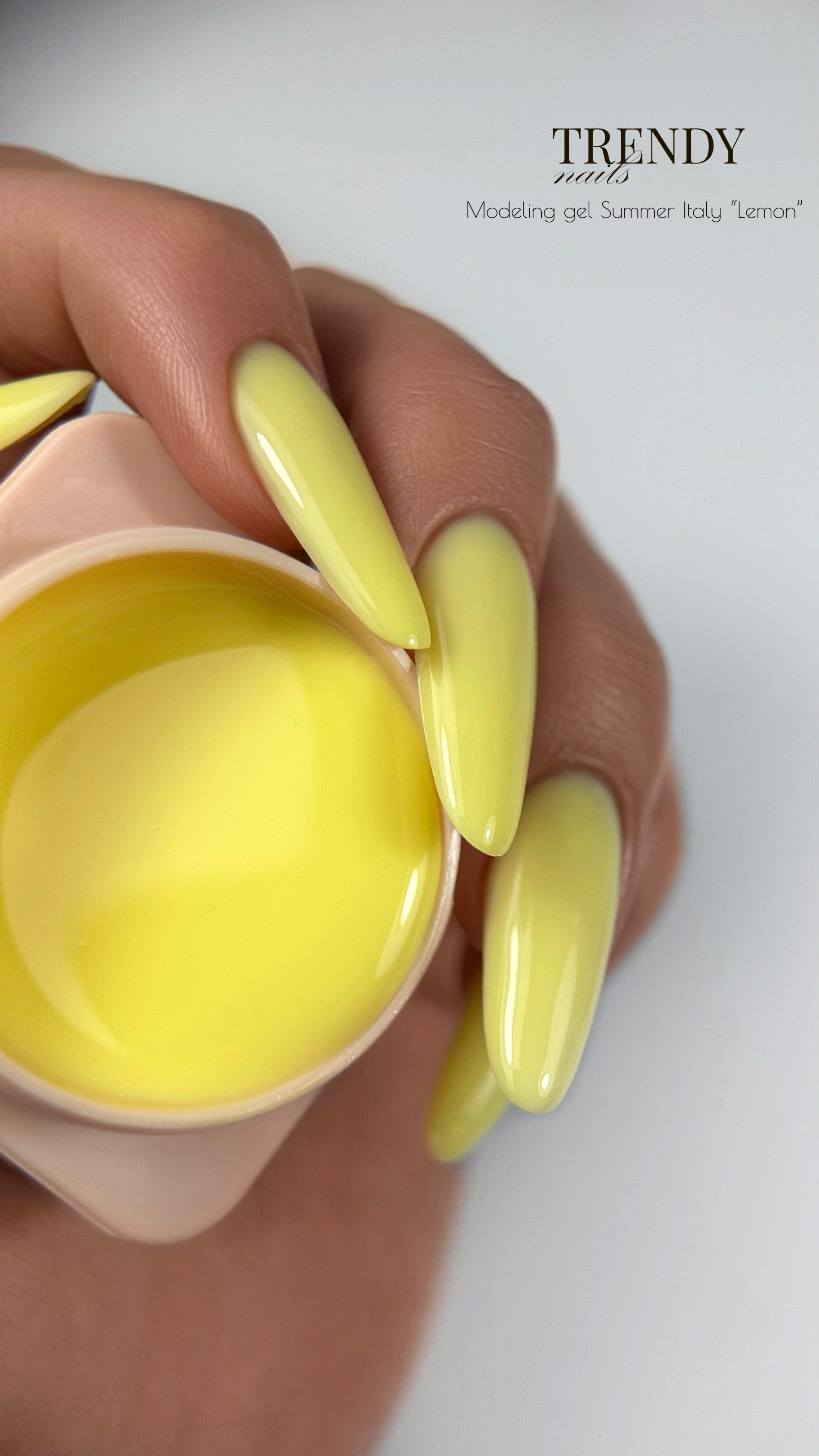Гелевое моделирование саморазглаживающее «Лимон» от Trendy Nails (15/30 мл)