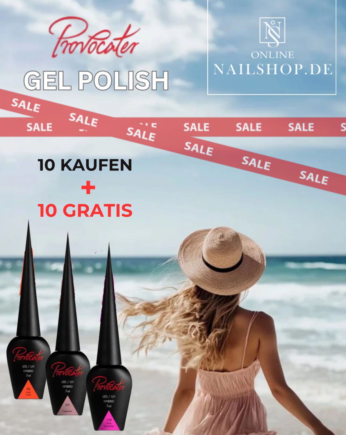 Kaufe 20 Provocater Gel Polish und zahle nur 10