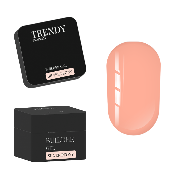 Builder Gel в бутылке Silver Peony от Trendy Nails 15/30 мл (самовыравнивающийся)