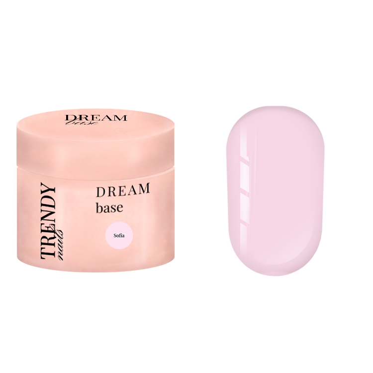 Dream Base in 3 shades 30 ml in a jar from Trendy Nails