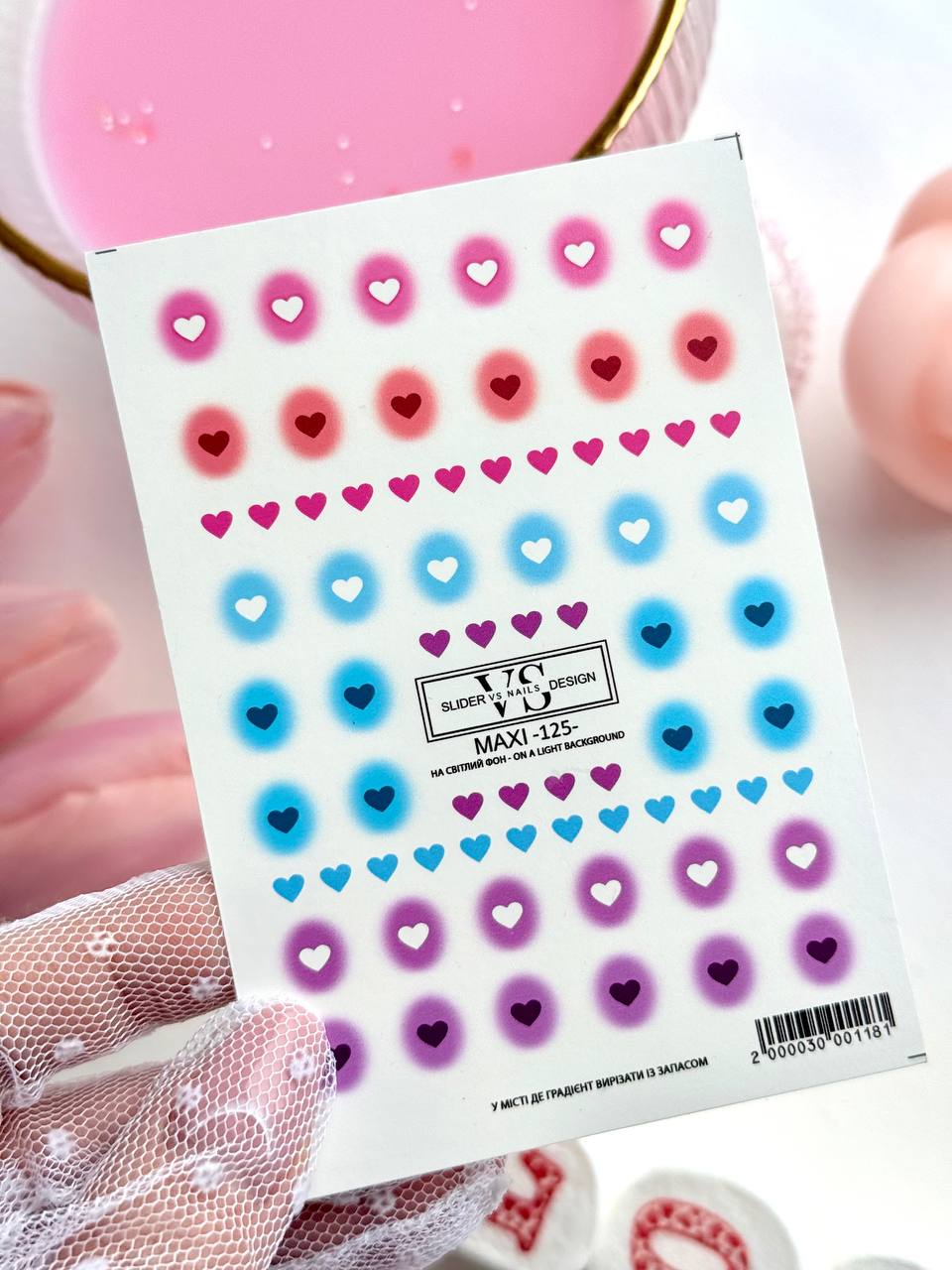 Slider maxi (adesivi ad acqua) 125 di VS Nails