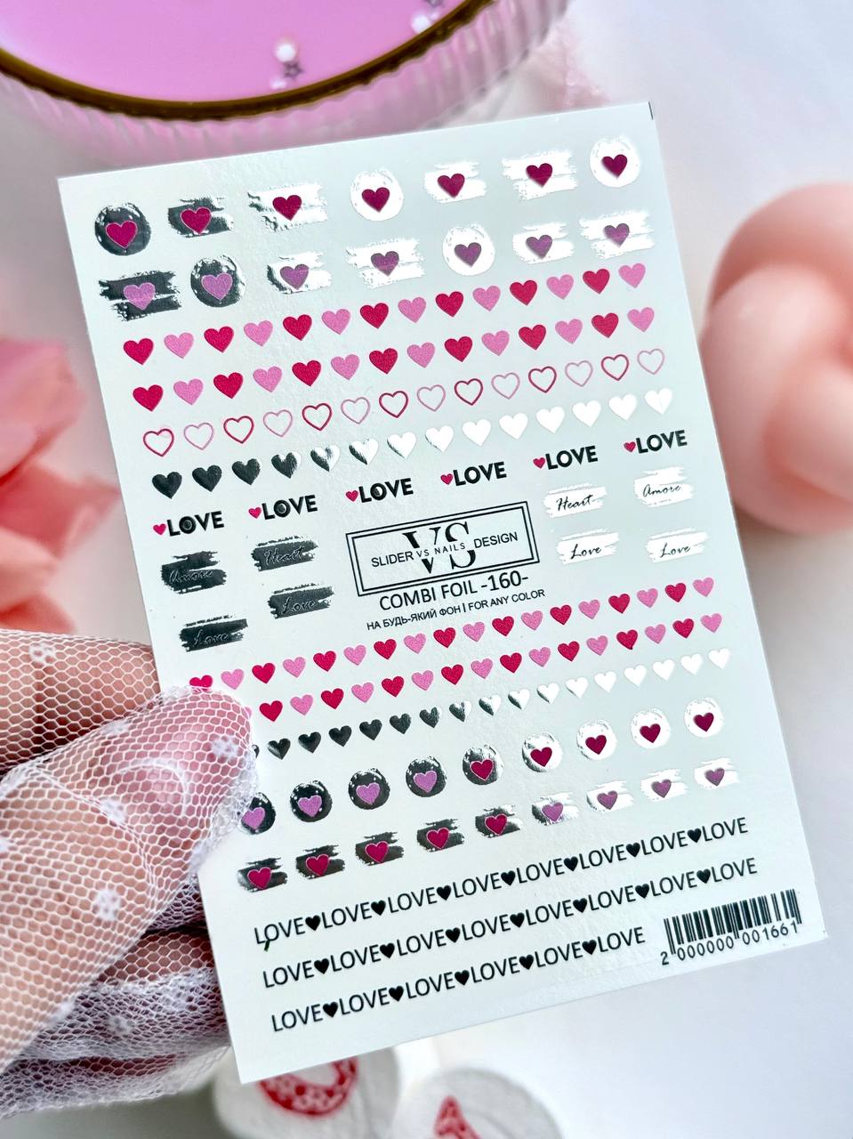 Slider Combi Folie (Wasserlösliche Aufkleber) von VS Nails 160