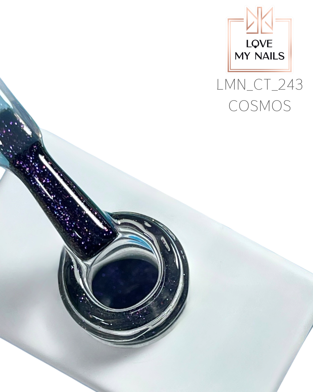 Glitter Top COSMOS12ml von Love My Nails (HEMA/TPO-free)