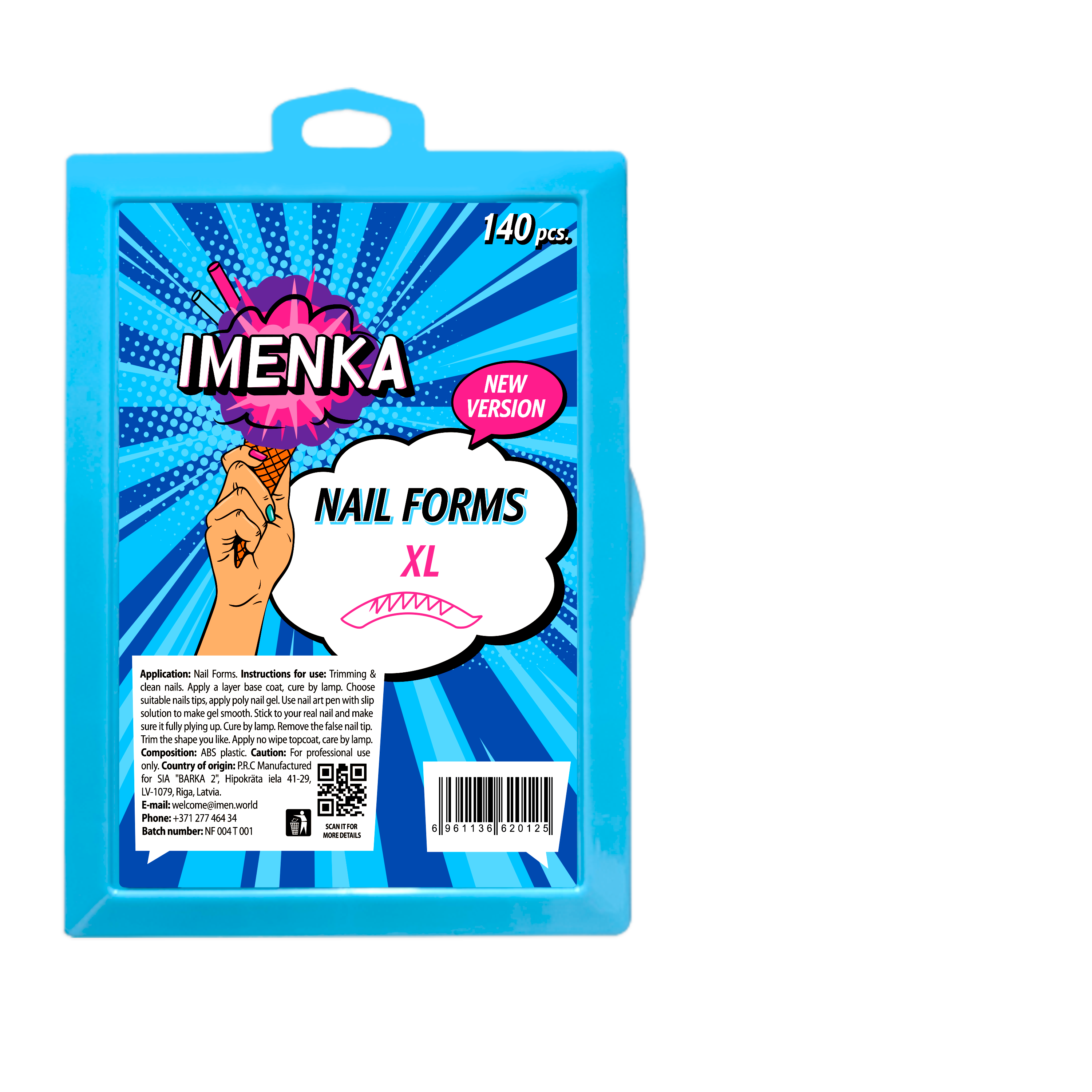 Nail Forms Imenka Größe XL New 2. Version