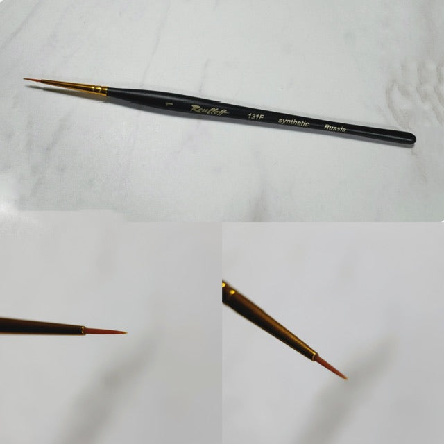 Пенсел для дизайна ногтей 1S15 (размер 00/1/2) Creabliss