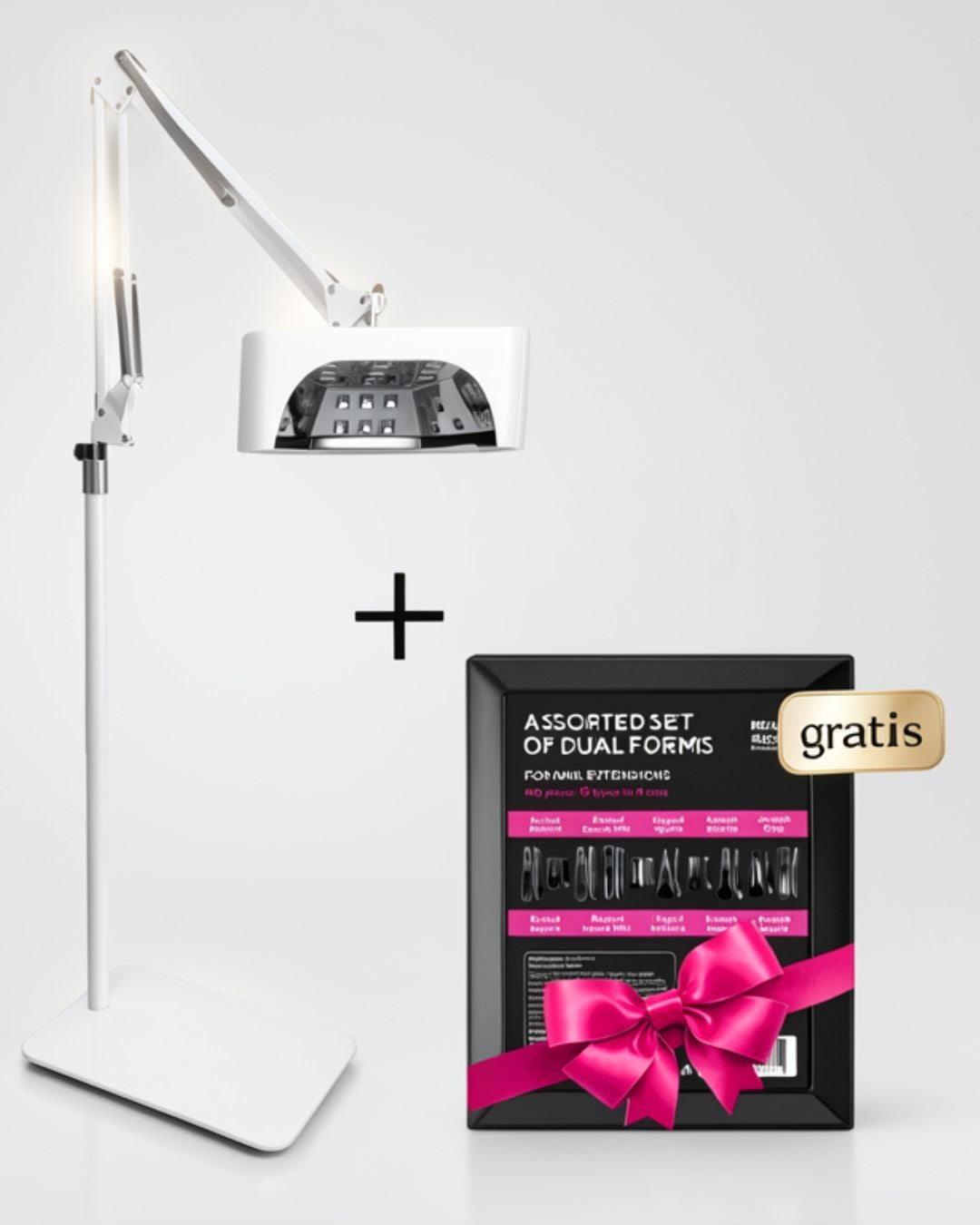 Professional Pedicure UV/LED Lampe von IMEN + Gratis R2GO MIX 10 TYPES