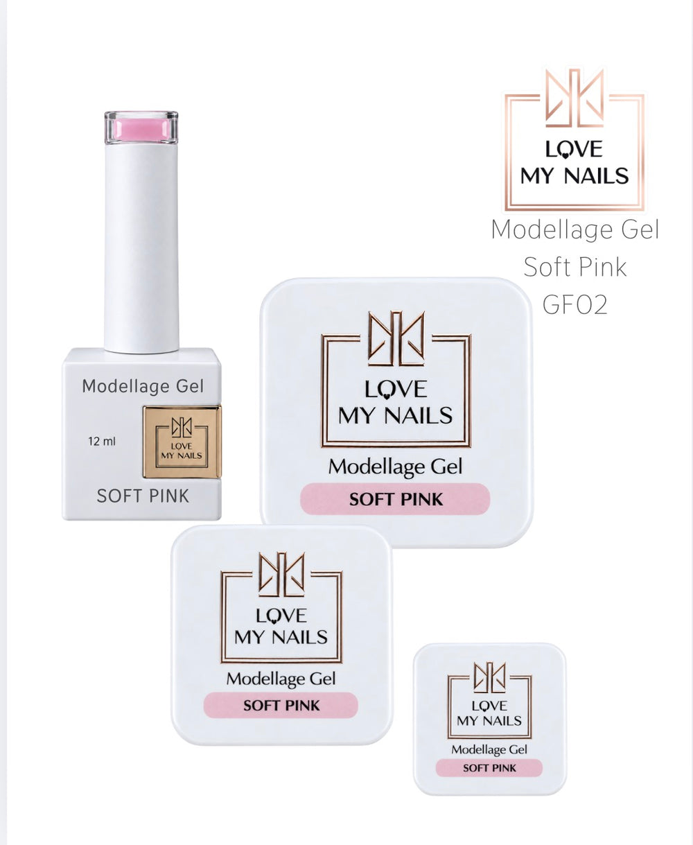 Modellage Gel SOFT PINK selbstglättend 5ml-60ml (TPO-free)