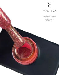 Glitter Gel Polish # 47 Rose Glow  (12ml) TPO-free