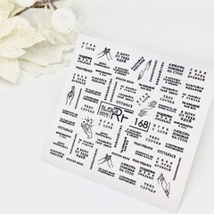 Sticker Design RF168 (водорастворимые наклейки) Слайдер