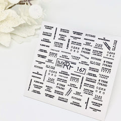 Sticker Design RF167  (Wasserlösliche Aufkleber) Слайдер