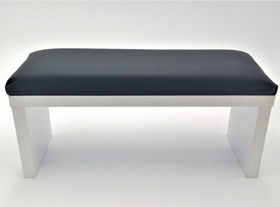 Supporto per le mani con cuscino in pelle (nero)