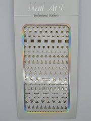 Sticker Fashion Shapes in gold