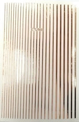 Sticker dehnbare Streifen gold-rose LAQUE