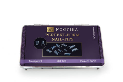 Nageltips klar mit idealer C-Kurve 100 Stk.