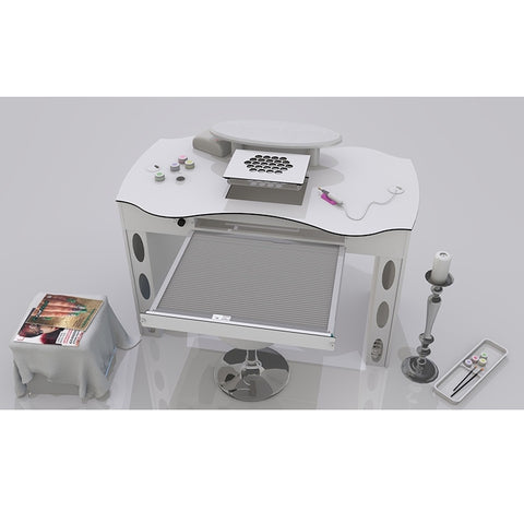 Nail table base module including extraction L500 model 'FantasTisch'