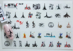 adesivi a scorrimento autoadesivi (Parigi) N. 07 di i-Stix