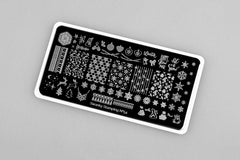 Piastra per Stamping Stencil Nr. 054 di Swanky