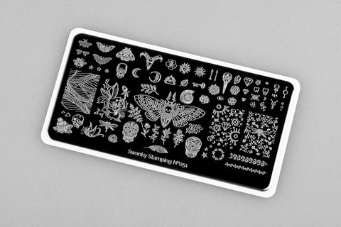 Stamping Platte Schablone  Nr. 051 von Swanky