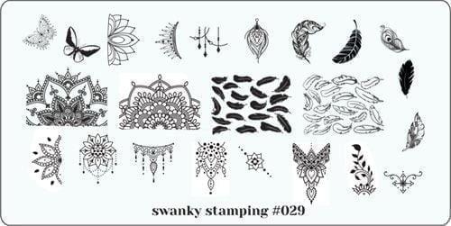 Stamping Plate Stencil No. 029 by Swanky