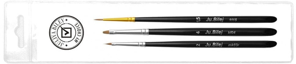 Pinsel Set Ju. Bilej Nr. 2 "Aquarell-Malerei" von Juliya Biley
