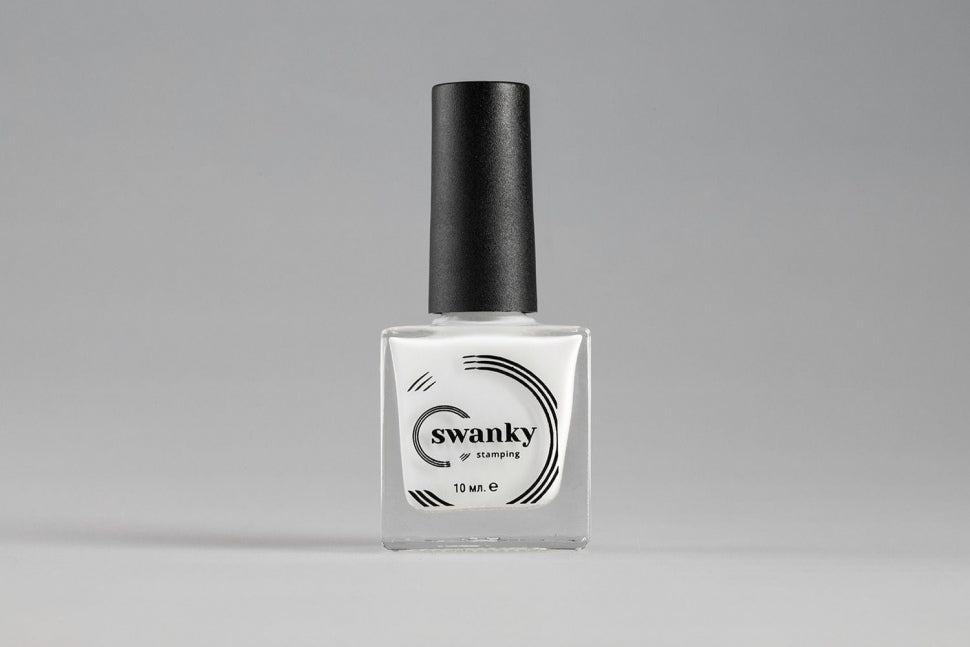 Stamping varnish white No. 002 by Swanky 10ml/18ml