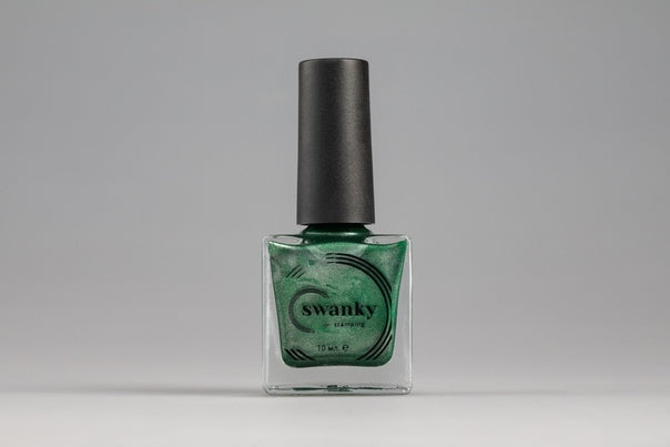 Stampinglack dunkel grün metallic Nr. 08  von Swanky