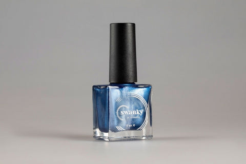 Stampinglack blau metallic Nr. 09  von Swanky