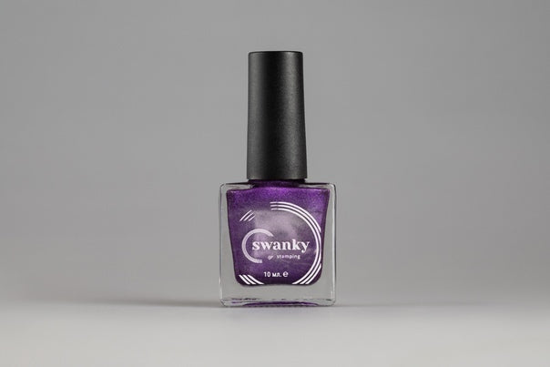 Stamping polish purple metallic No. 11 from Swanky