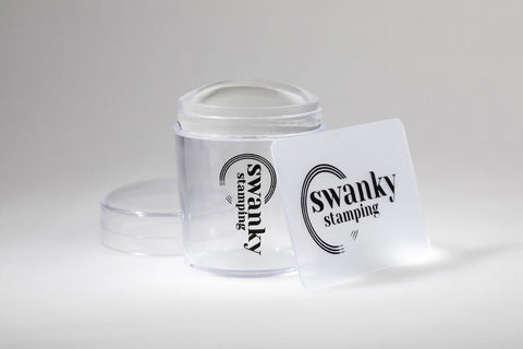 Stamping aus Silikon transparent 4cm von Swanky