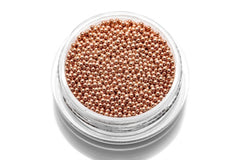 Perle di Caviar Bronzo (Perline Mini in Metallo) Gr. 1,0 mm