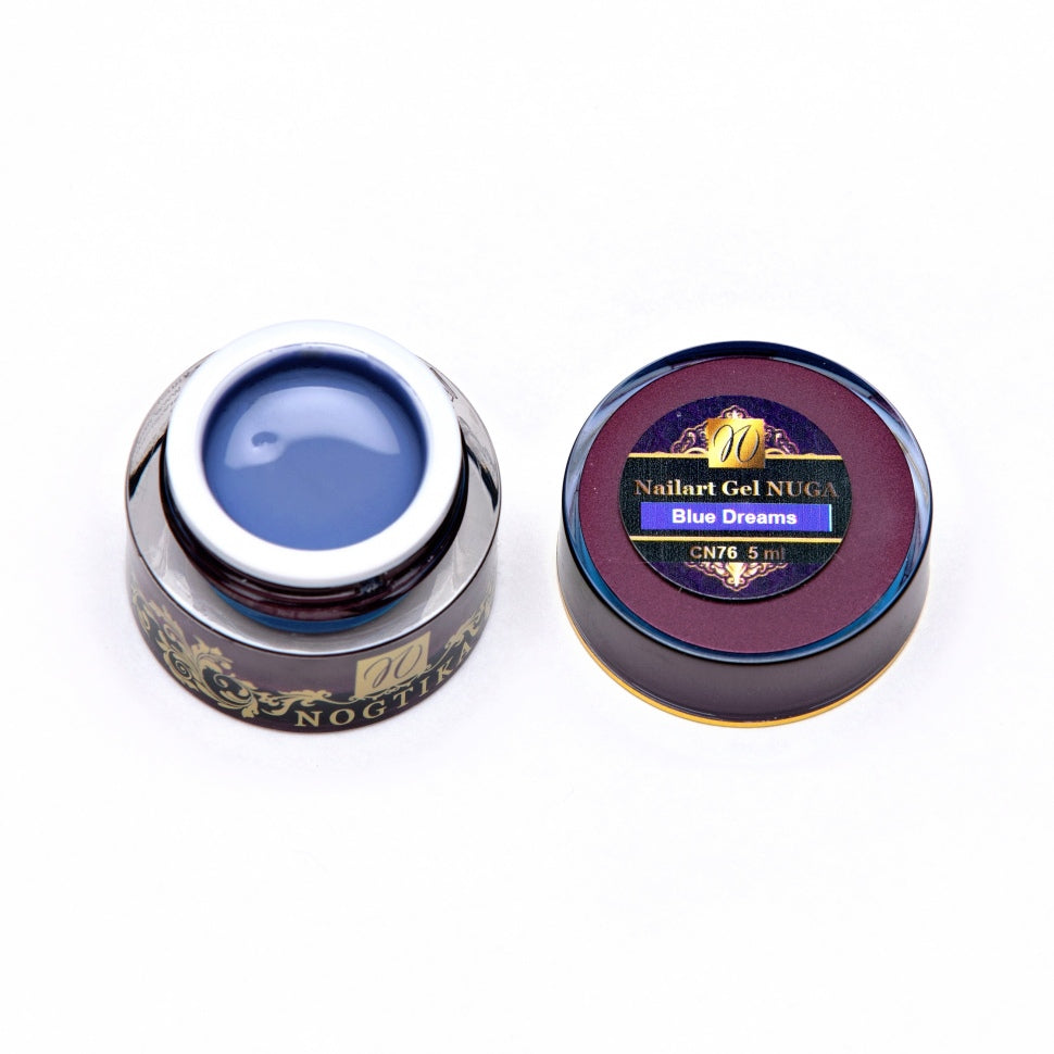 Gel per Nailart NUGA "Blue Dreams" (senza strato di dispersione) CN76
