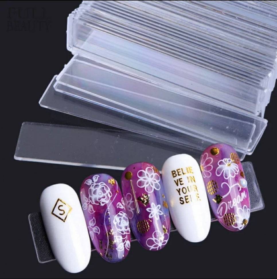 Stäbchen für Tips 40 St. (ohne Tips) transparent