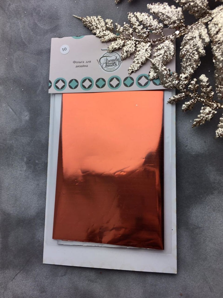 Transfer foil n. 10 bronzo di Trendy Nails