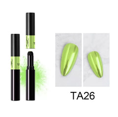 Хромовый пигментный карандаш (зеркальный эффект) зеленый