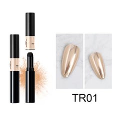 Хромовый пигментный карандаш (зеркальный эффект) светлое золото