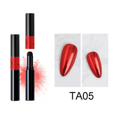 Хромовый пигмент-карандаш (зеркальный эффект) красный