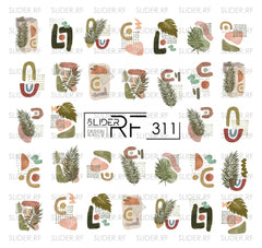 Sticker Design RF311 (Wasserlösliche Aufkleber)