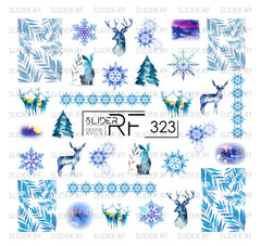 Дизайн наклеек RF323 (водорастворимые наклейки)